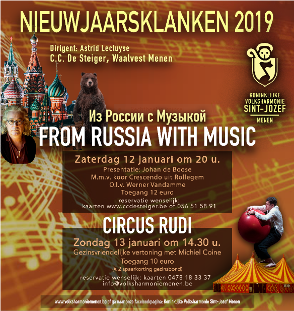 Nieuwjaarsklanken 2019 – From Russia With Music – 12 januari